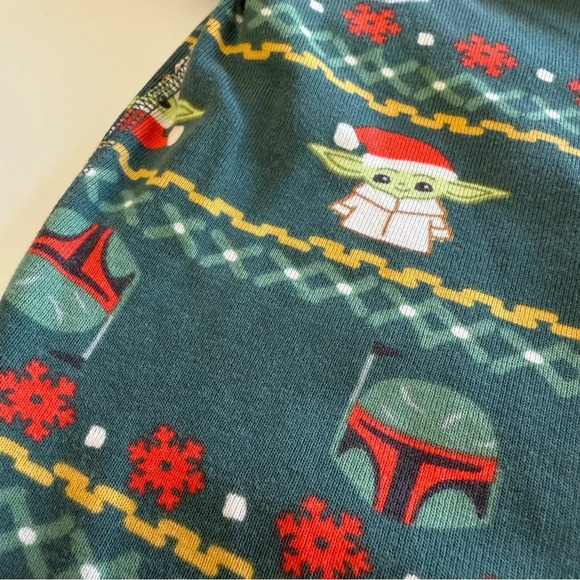 Hanna Anderson-Women’s Star Wars- Grogu-Mandalorian- Holiday-Christmas-PJS-Set-M - Picture 7 of 13